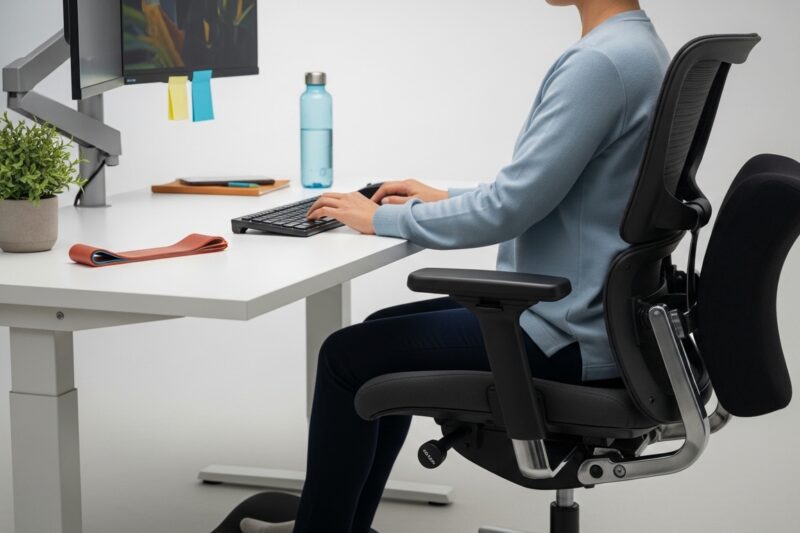 Jak zadbać o kręgosłup podczas pracy biurowej?